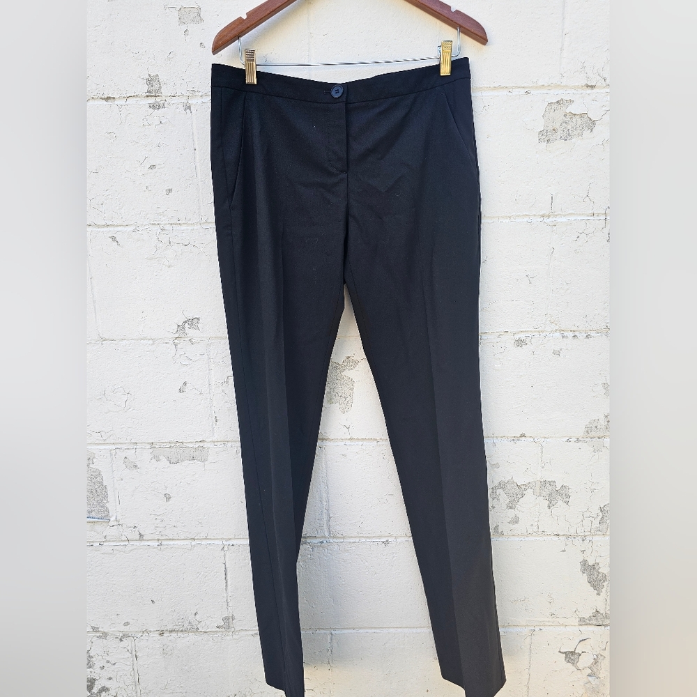 Theory slacks wool women size 10 blackmade in usa